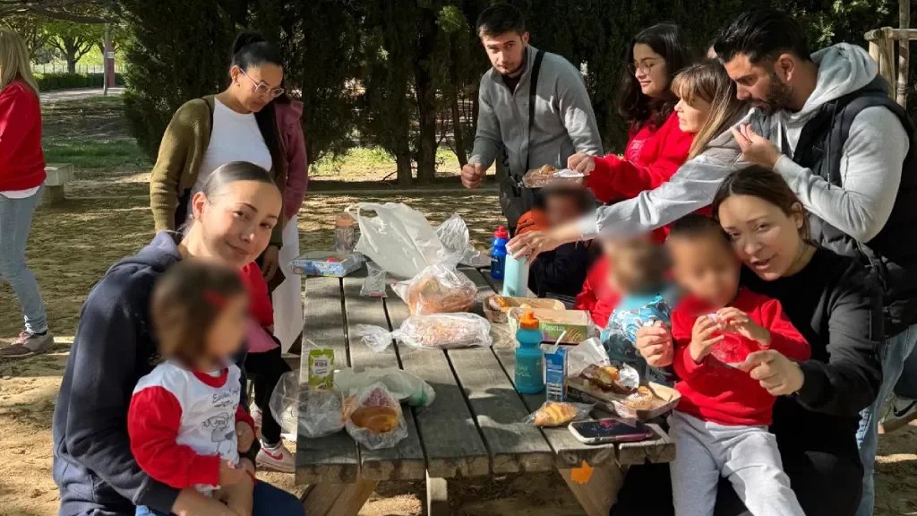 celebración en familia